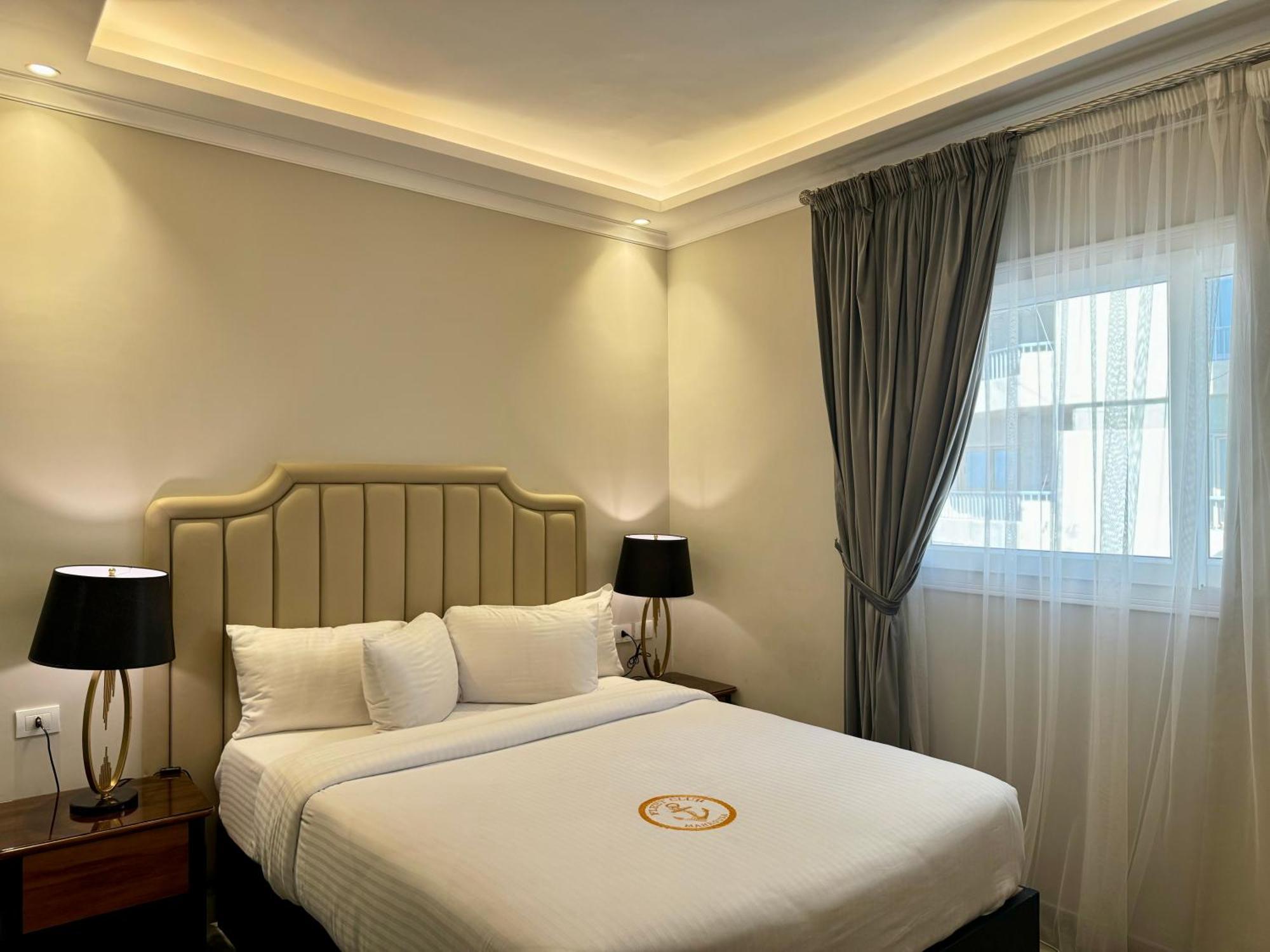 Fleet Club Mahrousa อเล็กซานเดรีย ภายนอก รูปภาพ A bedroom at the hotel